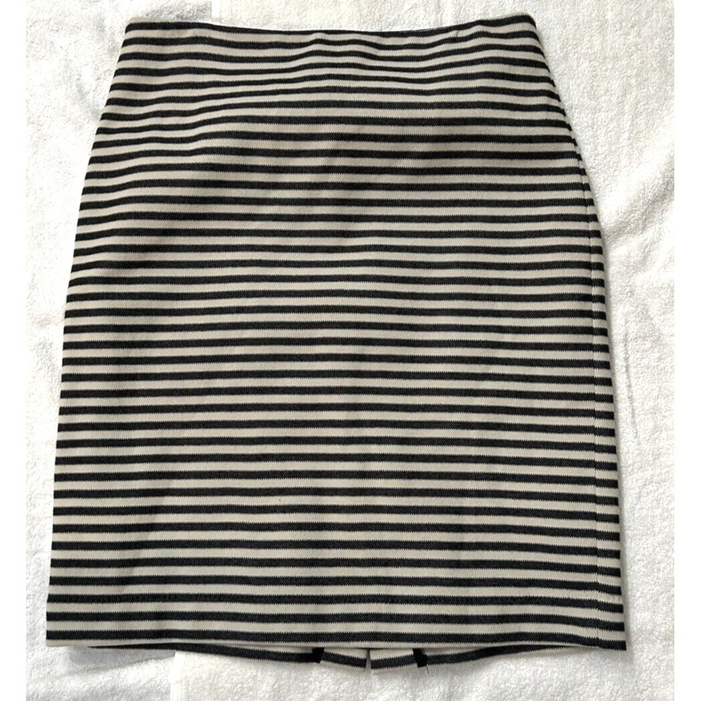 Talbots Striped Pencil Skirt womens 8 Stretch Career Preppy‎ Timeless Old Money